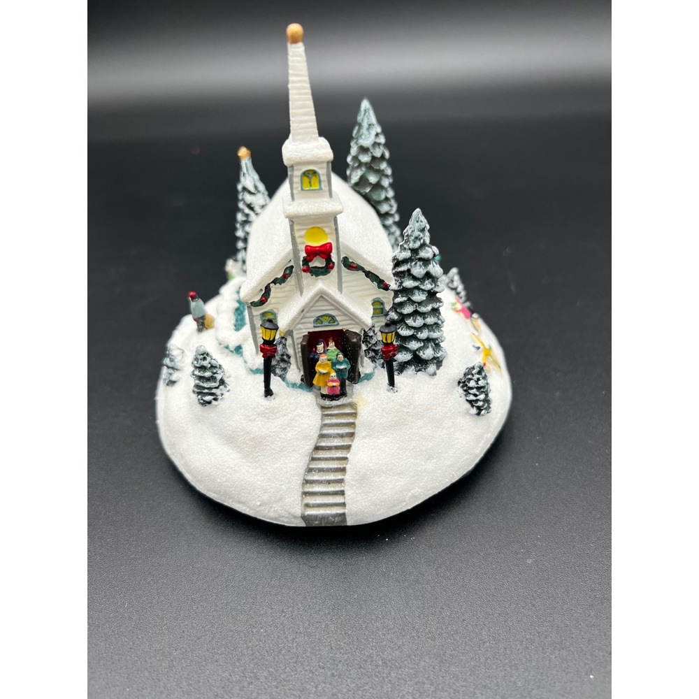 Hawthorne Village Thomas Kinkade Holy Night Chapel Lighted Miniature A3543 2008